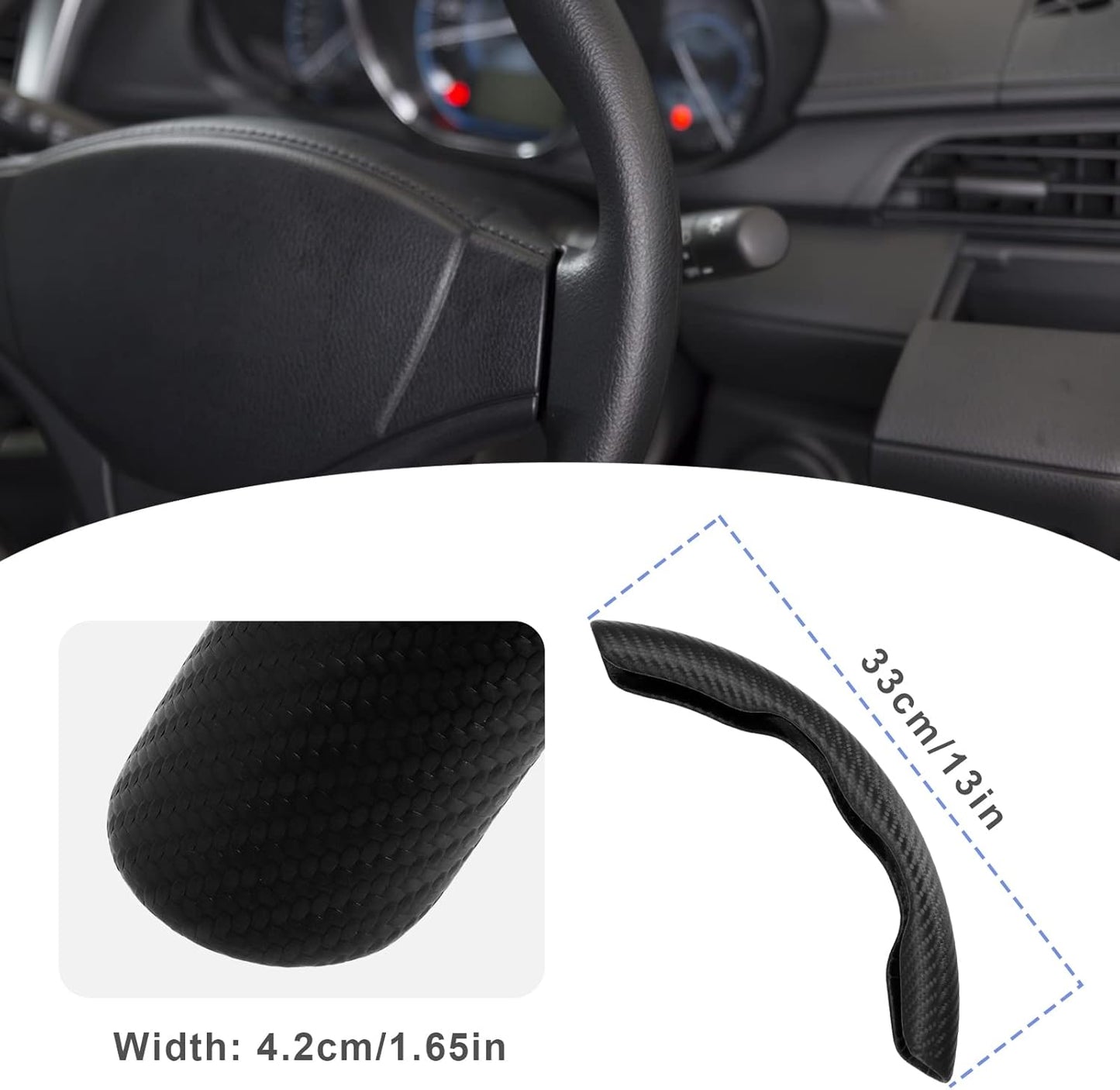 Anti Slip Steering Wheel Grip Trims