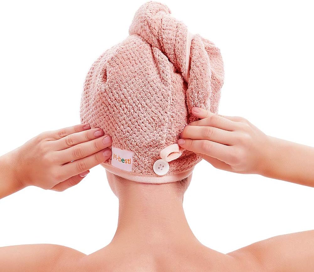 Microfiber Hair Drying Cap-2 Pcs