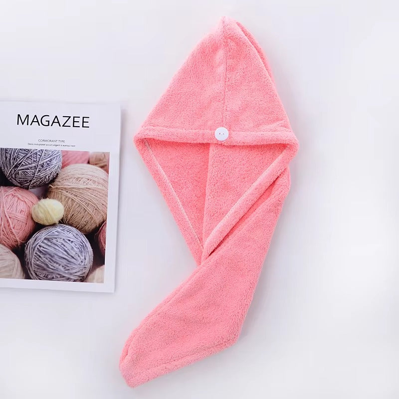 Microfiber Hair Drying Cap-2 Pcs