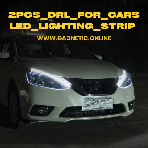 2 Pcs LED DRL Car Lighting Strips