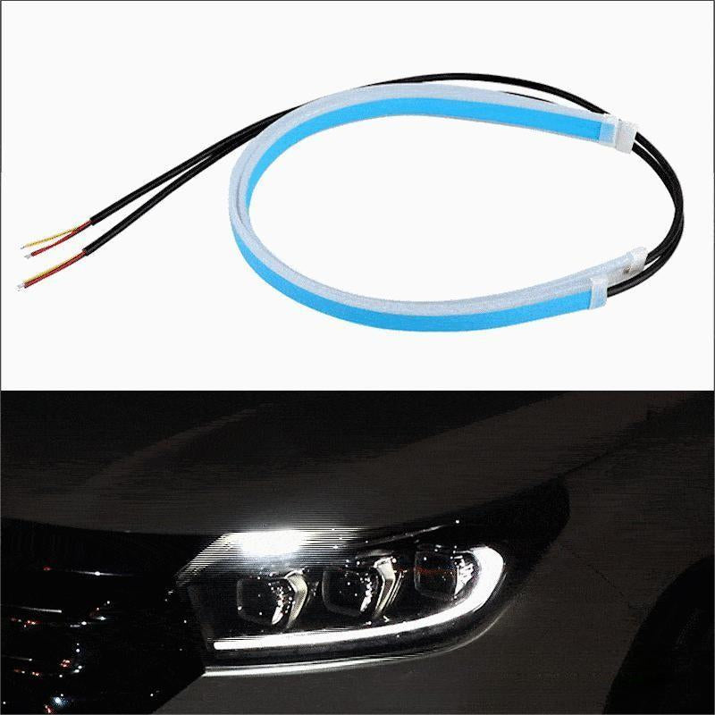 2 Pcs LED DRL Car Lighting Strips