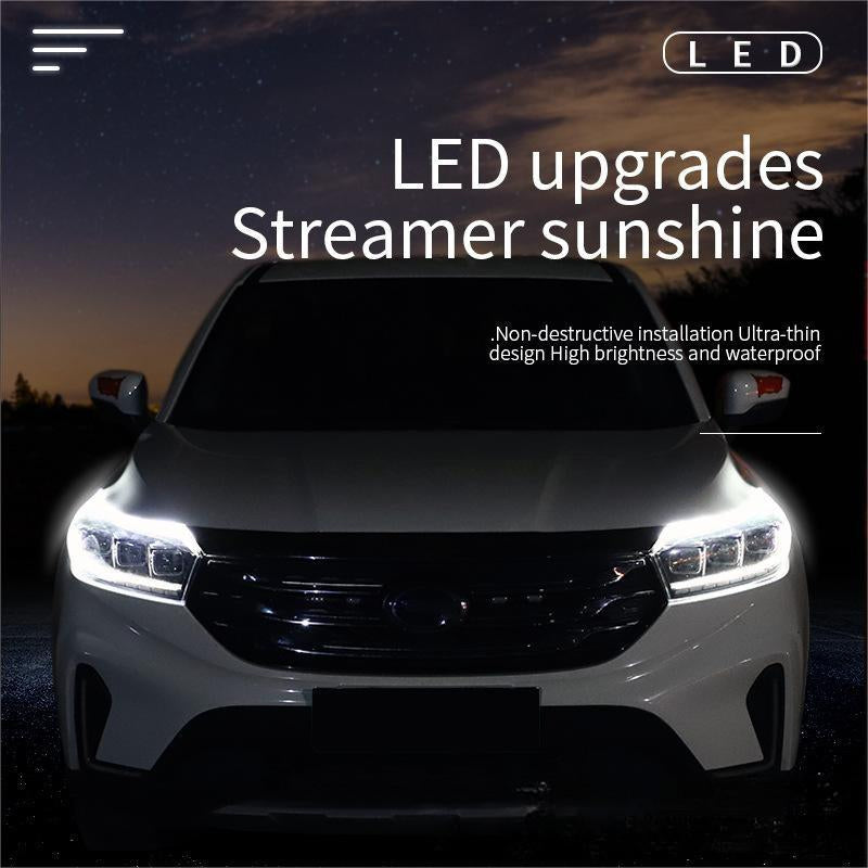 2 Pcs LED DRL Car Lighting Strips
