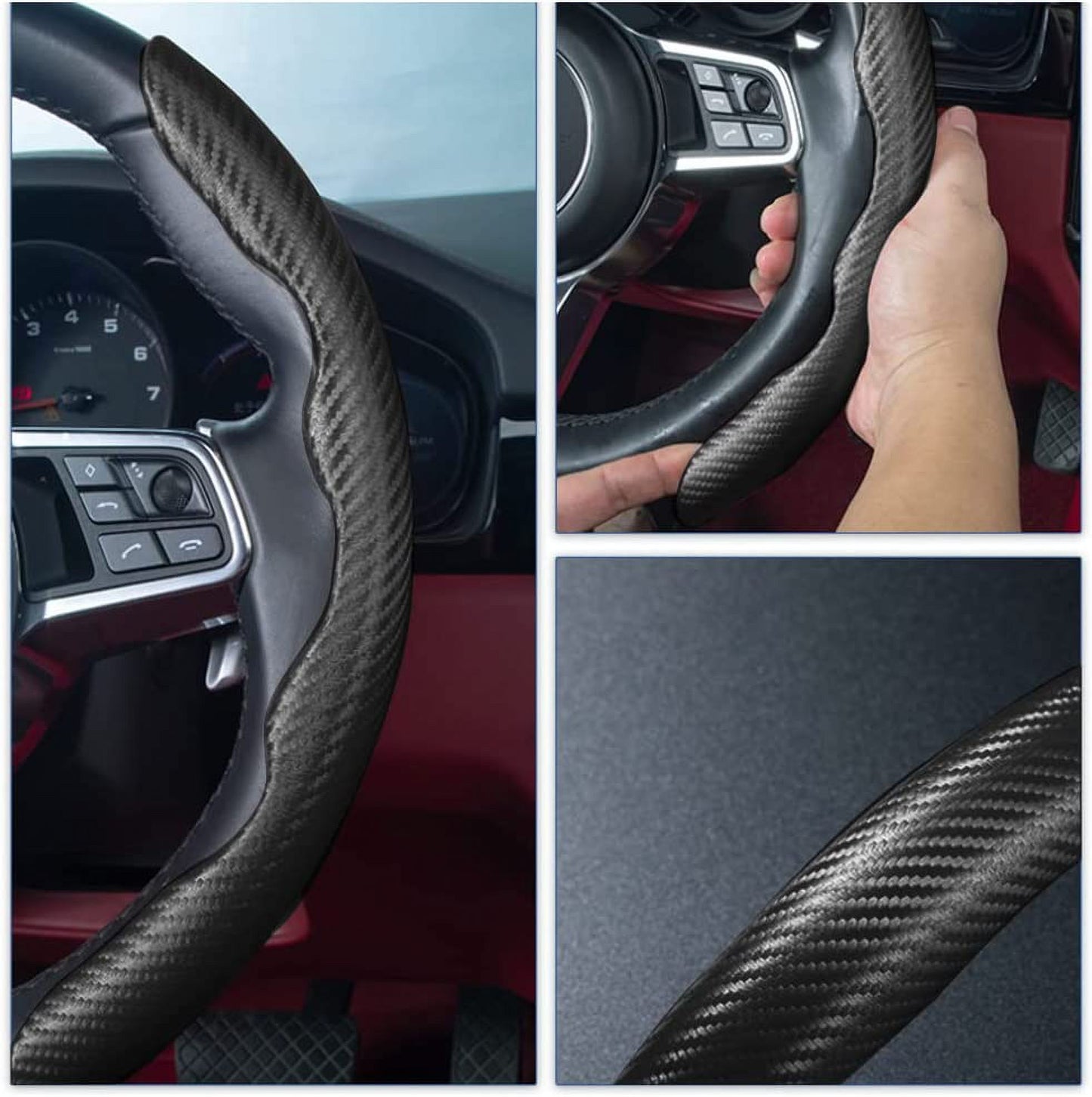 Anti Slip Steering Wheel Grip Trims
