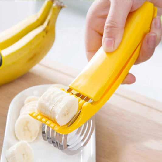 Banana Slicer Fruit Vegetable Cucumber Knife Sausage Slicer