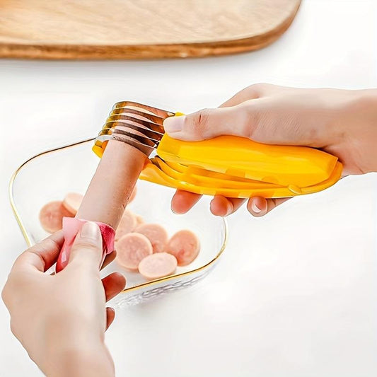 Banana Slicer Fruit Vegetable Cucumber Knife Sausage Slicer