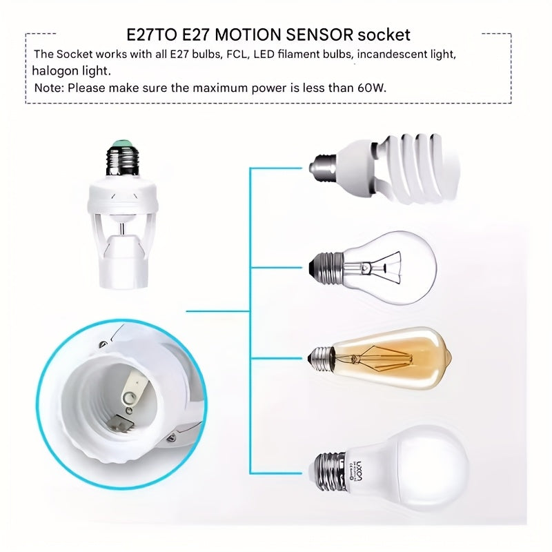 PIR motion Sensor Lamp holder