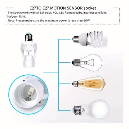 PIR motion Sensor Lamp holder