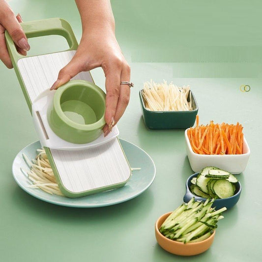 5-in-1 Stainless Steel Kitchen Cutter & Chopper
