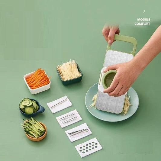 5-in-1 Stainless Steel Kitchen Cutter & Chopper